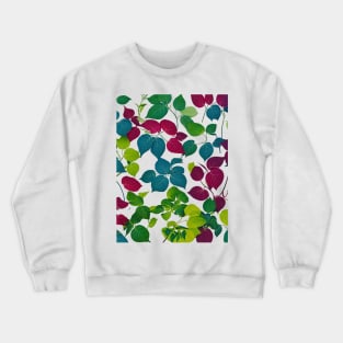 Multicolour Leaves Crewneck Sweatshirt